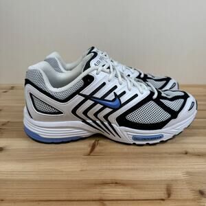 Nike Air Pegasus 2005 running shoes Mens 11.5 White Black Metallic Silver Royal